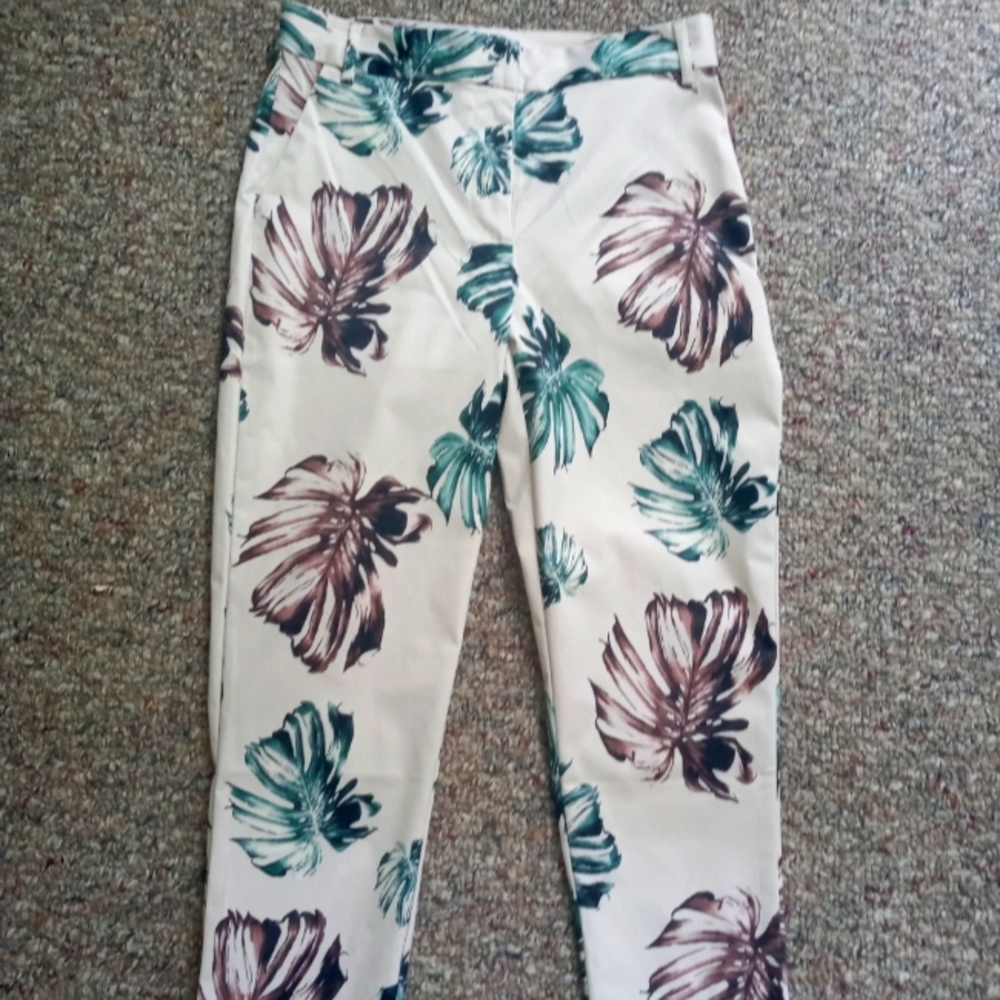 Beautiful Ovi Leaf Pants Green and Brown